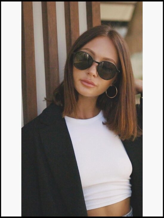 Designer Hexagon Round Sunglasses for Women UV400 Full Frame Polycarbonate